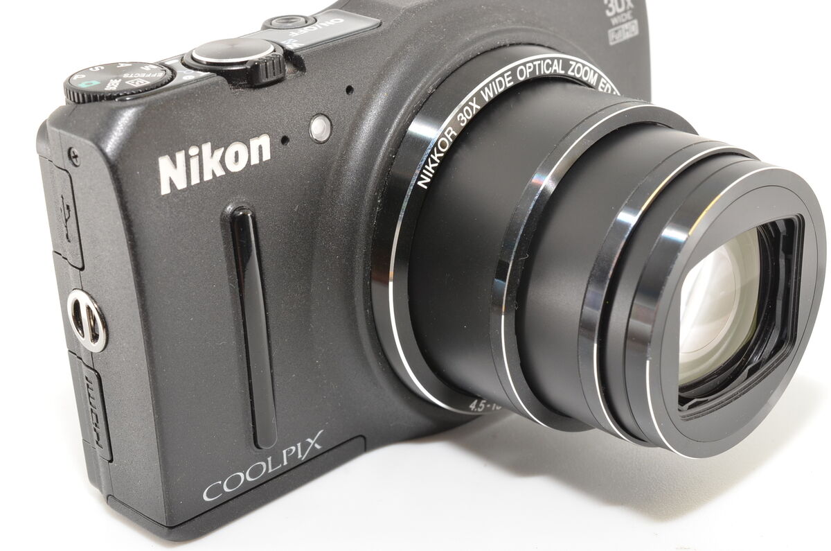 Nikon Coolpix S9700 Point & Shoot digital camera 30x Black Nikon Coolpix S9700 Point & Shoot digital camera 30x Black