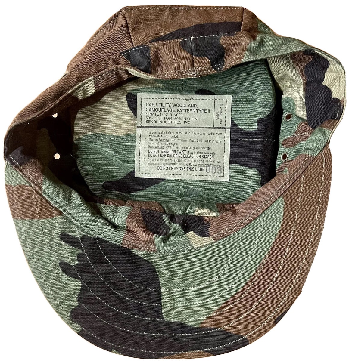 coco,s ‎٭͜ ARMY US ARMY WOODLAND TYPE II CAMO 8 POINT WORKING UTILITY CAP
