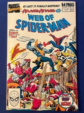 Web of Spider-Man Annual Vol. 1 #5 Nov 1989 Copper Age Marvel Comics (VF+)