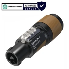 Neutrik NL2FXX-W-S speakON XX Series 2 Pole Cable End, Brown
