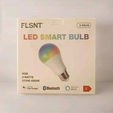 FLSNT Smart Light Bulb,Color-Changing Dimmable WiFi Led Bulbs That Work with...