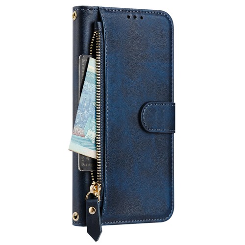 For Samsung Galaxy S24 S23 S22 S21 S20 Leather Card Purse Wallet Flip Case Strap - Picture 32 of 38