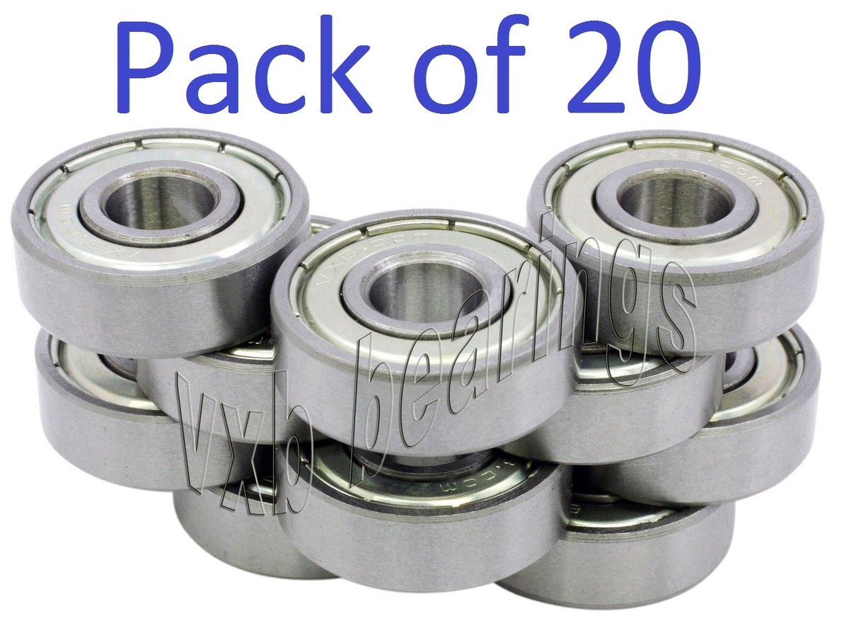 Wholesale Lot 608-ZZ Ball Bearing Dual Sided Metal Shielded Deep