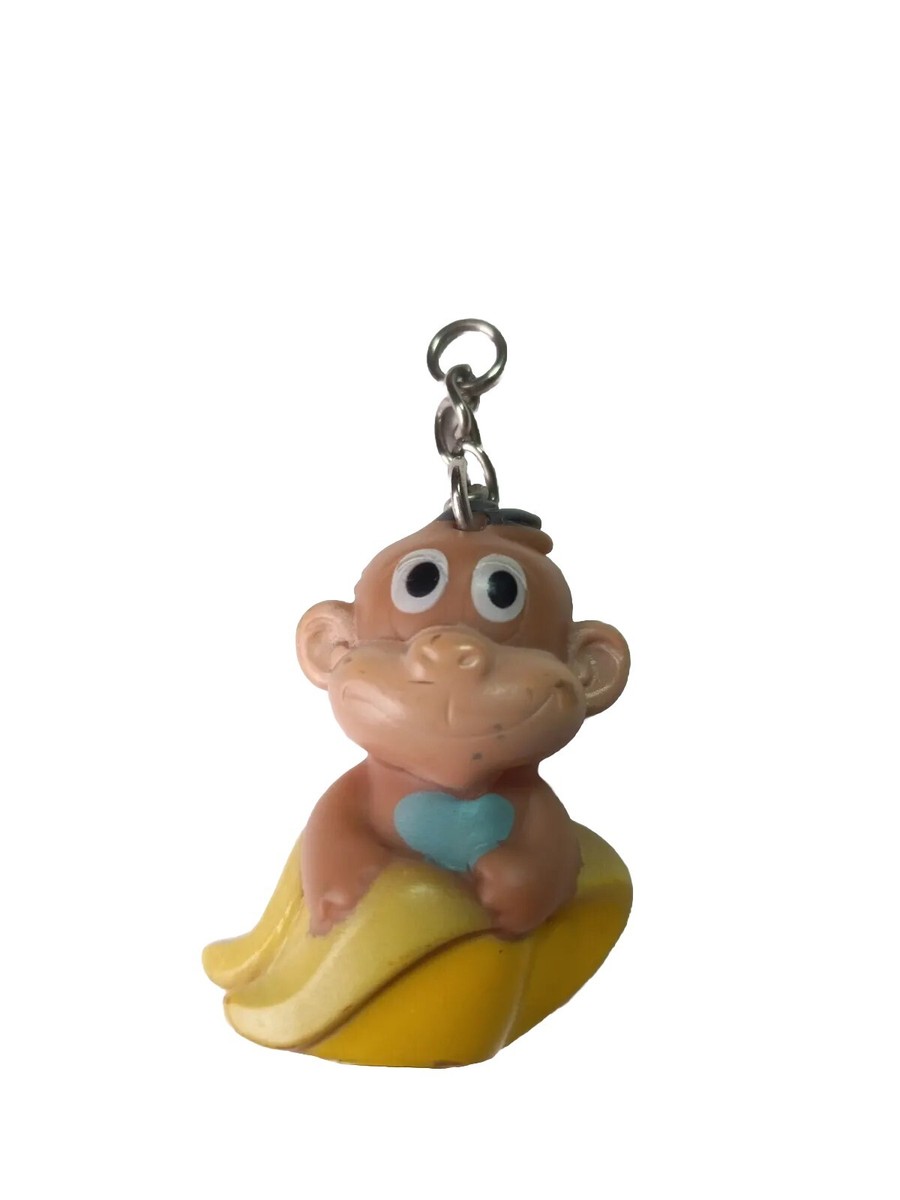 Star Awards Monkey In A Banana Keychain Vintage 1980's | eBay