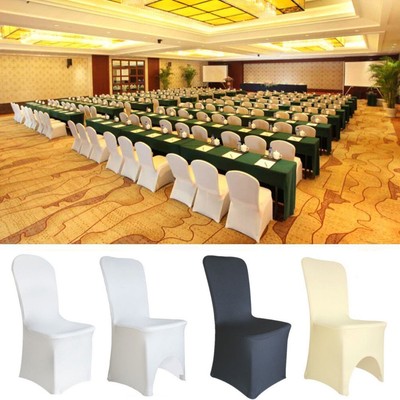 100 Universal Chair Covers Stretch Spandex For Wedding Party Banquet Hotel Decor Ebay