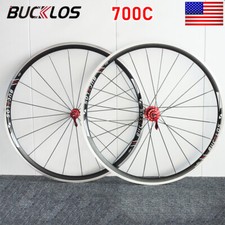 Ruedas para bicicleta de carretera 700C QR V freno aleación de aluminio cubierta juego de ruedas llanta delantera/trasera