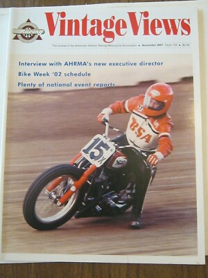 November 2001, Issue 152 Vintage Views, AHRMA Magazine (BD-90)
