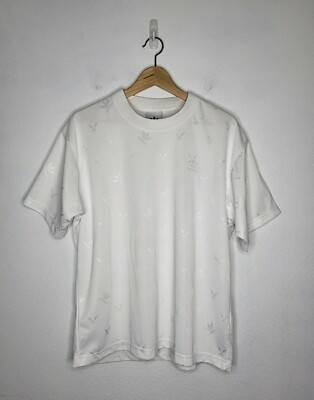 #ad #ad ADIDAS Top The Brand W The 3 Stripes Logo T Shirt White Men’s Size Large $14.00