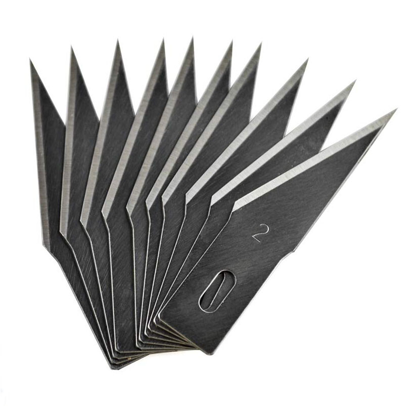 100PCS #2 No.2 Large Fine Point Blade for x-acto Hobby Craft Knife Replacement