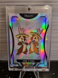 2023 Kakawow Phantom Disney 100 Years of Wonder PD-I-07 Silver Holo Chip n Dale