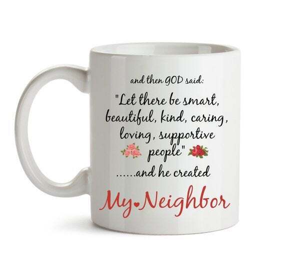 Neighbor Gift For Neighbor Mug For Neighbor Christmas Gift For Neighbors Gifts