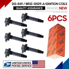 6 Ignition Coil Direct Fit for Ford F-150 Explorer Lincoln Ecoboost UF646 DG549