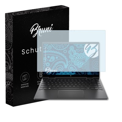 Bruni 2x Folie für HP Envy x360 13-ay0779ng Schutzfolie Displayschutzfolie