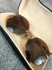 VTG MOD Sunglasses Tierra Metal Frame Japan Eyewear Mod-181 with Black Case