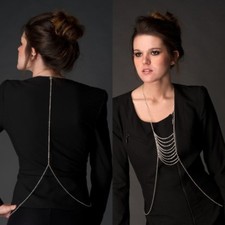 Körperkette Körperschmuck Bauchkette Bikini Hals Kette Body Chain Hüftkette 