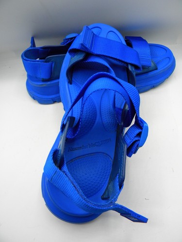 Alexander McQueen Tread Strapped Sandals Blue Men's Size EU 41 $690 WO - Picture 9 of 19
