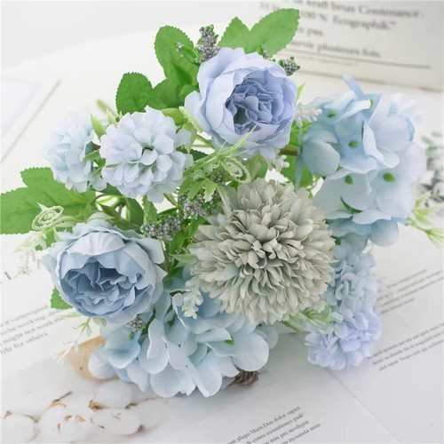 Bride Wedding Artificial Flower Fake Bouquet Evening Party Banquet Flower Decor - Picture 11 of 13