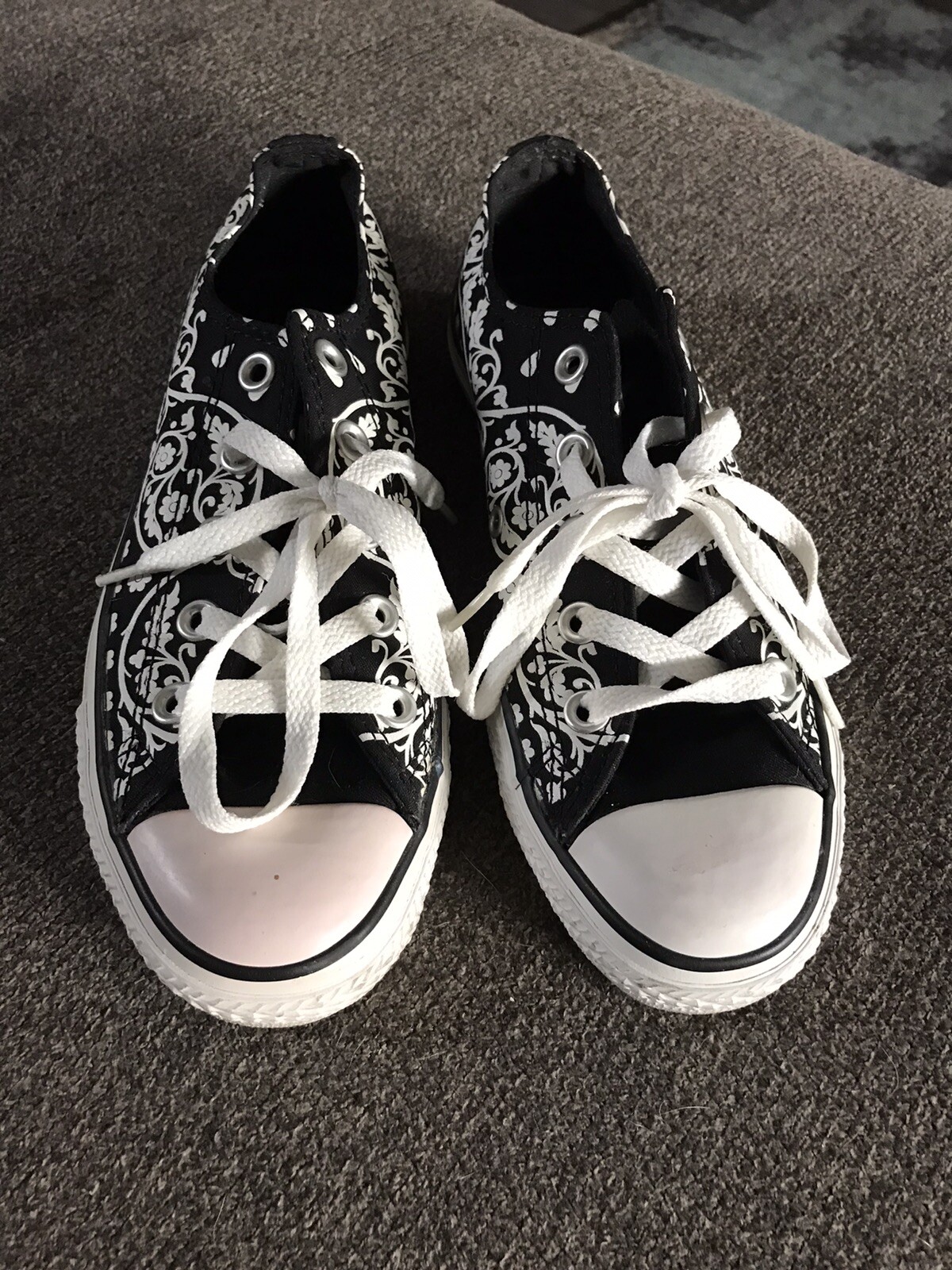 paisley print converse