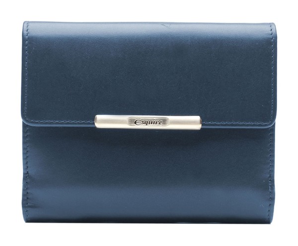 Esquire Helena Rfid Wallet GeldböRse Blue Dunkelblau Neu-image