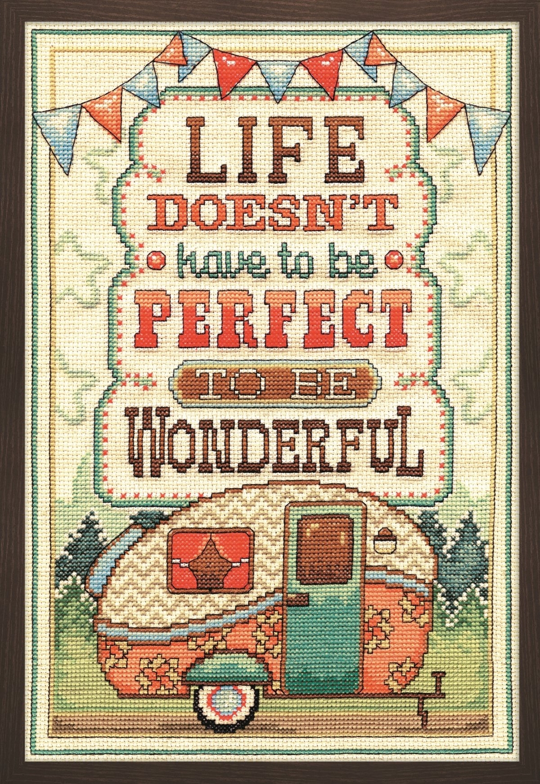 Design Works Crafts Inc. 2903 Wonderful Life, 8'' x 12' Counted Cross Stitch ...