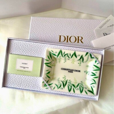 Christian Dior Maison Lucky Pouch Set Ceramic, Perfume & Lucky