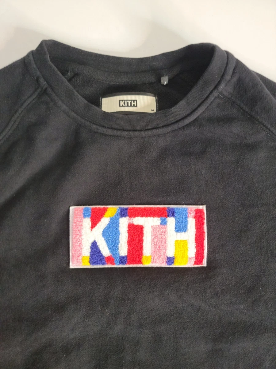 KITH GEO COLOR CREWNECK WHITE Mサイズ