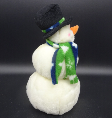 Muñeco de nieve Russ Navidad vacaciones 10" peluche juguete - Imagen 3 de 6
