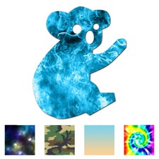 Cute Koala Bear - Vinyl Decal Sticker - Multiple Patterns  Sizes - ebn2341