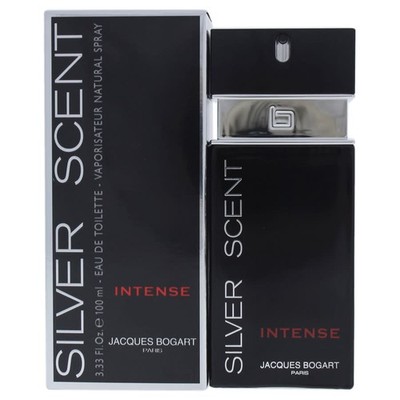 Silver Scent Intense by Jacques Bogart for Men - 3.33 oz EDT Spray