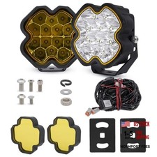 1 Pair Off Road Light With Remote 4 Inch Led Driving Light Bar 100w 4 100w