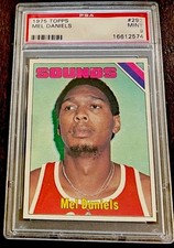 1975 Topps #292 Mel Daniels PSA 9 Mint HOF Memphis Sounds 