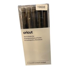 Cricut 5 Gel Pen Set Black