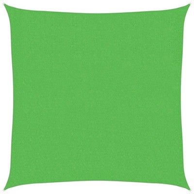 Sonnensegel 160 g/m² Hellgrün 3x3 m HDPE