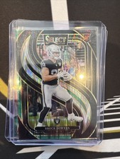 2024 Select - Premier Level Brock Bowers #118 Black & Green Shock Prizm (RC)