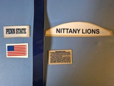 Penn State Nittany Lions full size football helmet decals set