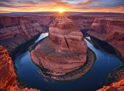 A4 Landscape Nature Horizon Panorama Poster Art Print Wall Art (4536)