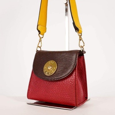 Jil Sander Shoulder Bag Bicolor Leather