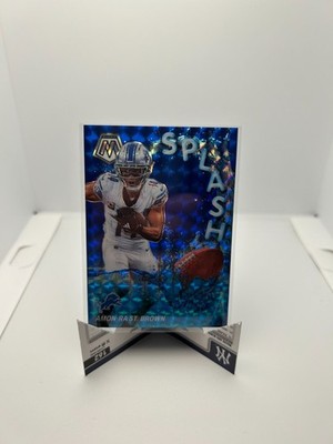 2024 Panini Mosaic - Splash Amon-Ra St. Brown #SS-ASB Blue Mosaic Prizm /99