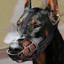 Adjustable Dog Muzzle Lightweight  Durable Strong Basket Silicone Breathable