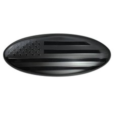 Rejilla o puerta trasera emblema negro bandera de Estados Unidos - insignia con logotipo de 9" para camionetas Ford