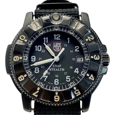 LUMINOX Luminox F-117 Nighthawk Edelstahl 3400 Schwarz Herrenuhr Boxed C