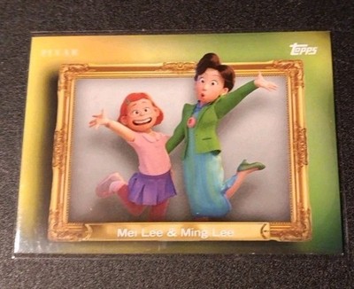 2026 TOPPS DISNEY NEON FAMILY FIRST INSERT CARD MEI LEE & MING LEE #FF-28