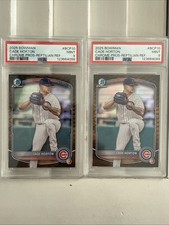 (2) 2025 Bowman - Chrome Prospects Cade Horton #BCP-10 Reptilian Refractor (RC)