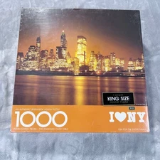Springbok King Size 1000 Piece Jigsaw Puzzle I Love New York Skyline