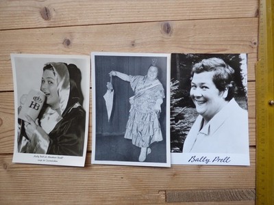 Bally Prell, München: 3 Postkarten aus Nachlass   HB-Maßkrug