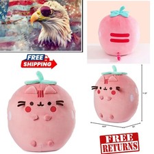Cute Strawberry Scented Squisheen Plush Toy - Perfect Gift for Pusheen Lovers