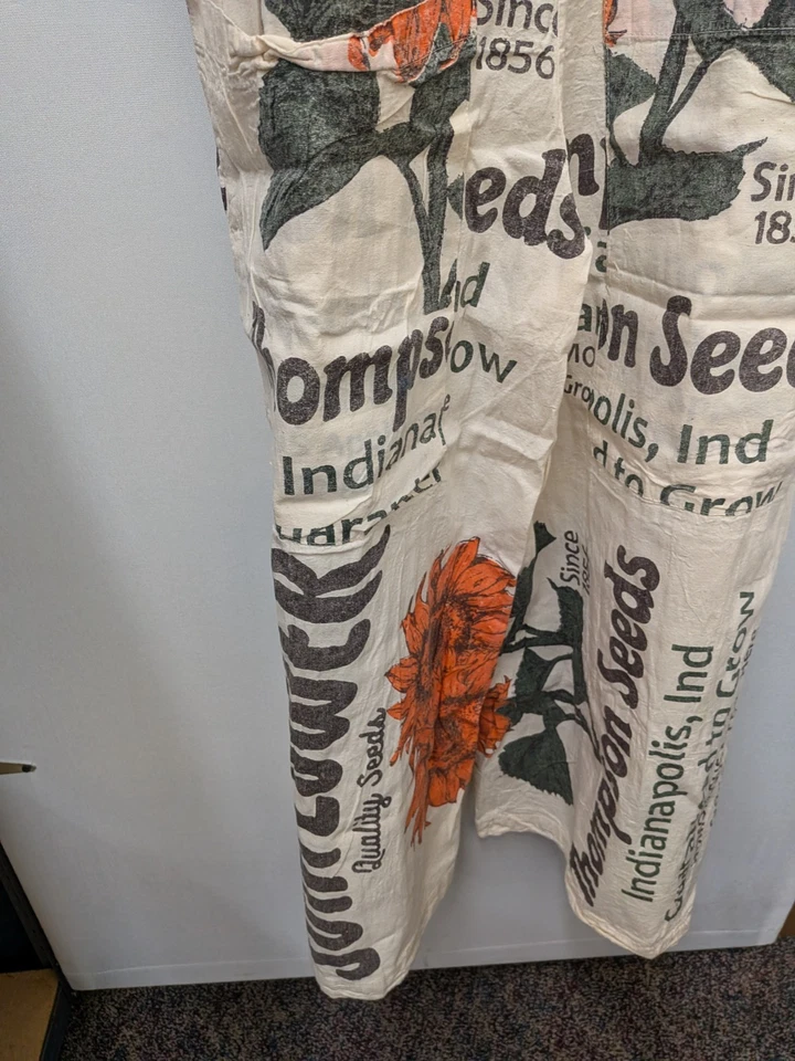 JUNK Saco Vintage | Saco de harina Mono de pierna ancha Talla XL Foto 4 de 4