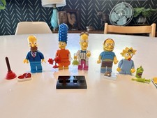 LEGO The Simpsons Minifigures Lot Homer Marge Maggie Frink Willie w/ Accessories
