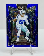 2024 Panini Select TYLER GUYTON Rookie Blue Disco Prizm RC Cowboys /25 MINT