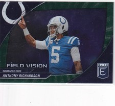 2024 DONRUSS ELITE #7 ANTHONY RICHARDSON FIELD VISION GREEN- INDIANPOLIS COLTS